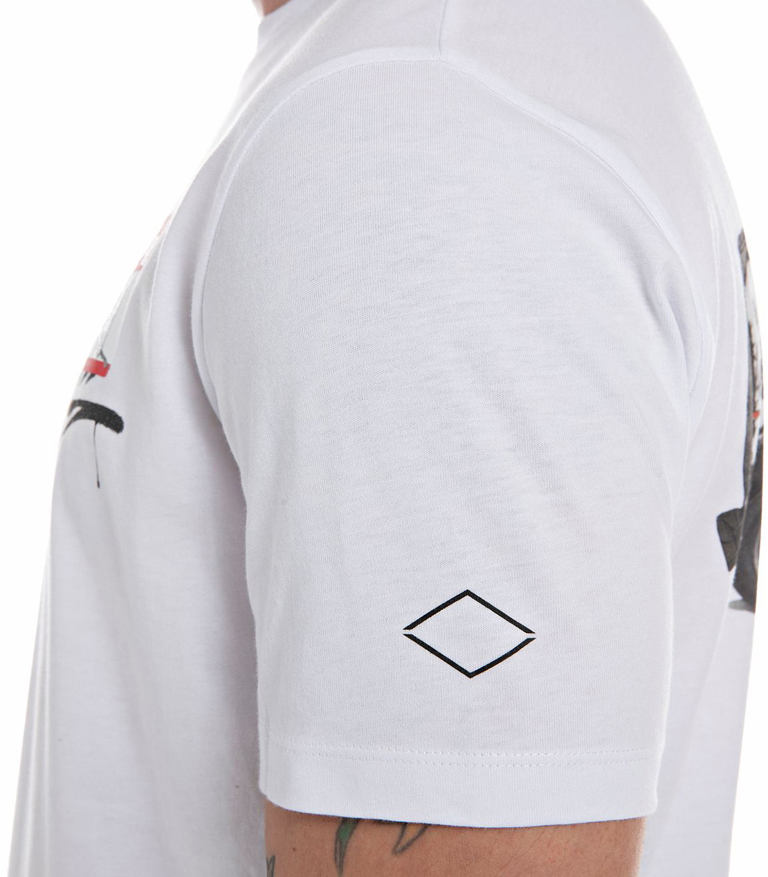 ベーシックジャージーバックプリントT 詳細画像 ホワイト 4